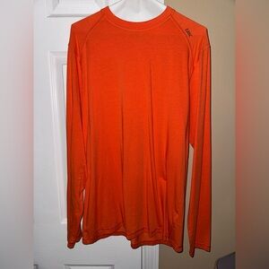 Men's Orange Long Sleeve Shirt